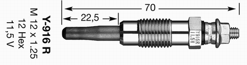 Bujie incandescenta NGK 94251
